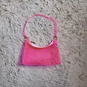 Pink Transparent Shoulder Bag Purse Handbag Festival Rave Concerts Games Events